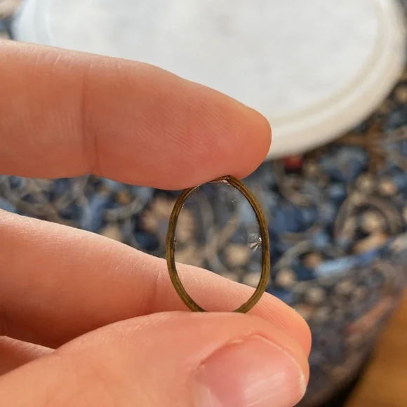 Antique Victorian Gutta Percha/Vulcanite Carved Floral Locket w/Interior Glass - Picture 4 of 14